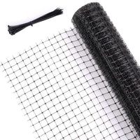 1 x RAW Customer Returns Ohuhu bird protection net garden net 2mx20m, heavy-duty reusable pond net, pool net fruit tree network, tear-resistant bird net, leaf net with 50x cable ties for garden balcony, mesh 15mm - RRP €37.37