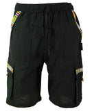 1 x RAW Customer Returns GURU-SHOP, Ethno Goastyle Yogashorts, Black, Cotton, Size XL 56 , Men s Pants - RRP €20.56