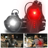 1 x RAW Customer Returns HONGYEA Running Light Running Lamp Jogging, USB Rechargeable Chest Light, 500 Lumens Waterproof, 3 Light Modes, 90 Rotatable, Safe Lamp for Running, Walking, Hiking - RRP €21.99