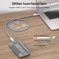 1 x RAW Customer Returns UseBean USB C to USB C cable 100W 4.5M 2 pieces , USB 3.2 Gen2X2 20Gbps data cable, Type-C PD 3.0 QC 4.0 fast charging cable 4K 60Hz video output, for MacBook Pro, iPad Pro, Galaxy S23 S22 - RRP €38.05