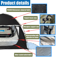 1 x RAW Customer Returns Car tent camping for tailgates, 300cm 150cm 210cm car tent for 2-3 people waterproof car tent rear tent, for universal model - RRP €189.0