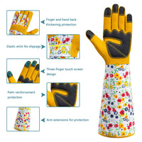 1 x RAW Customer Returns isilila Gardening Gloves for Women Long Sleeves Puncture Resistant Work Gloves Rose Gloves Breathable and Lightweight Gardening Gloves with Forearm Protection for Women - RRP €16.8