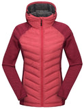 1 x Brand New Mapamyumco Women s Warm Hiking Jacket Warm Hybrid Jacket Lightweight Breathable Warmth Rose Red M - RRP €83.98