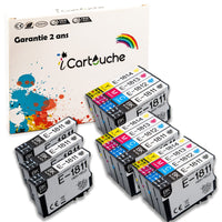 1 x RAW Customer Returns icartouche Compatible Ink Cartridge for Epson 18XL 18 XL Expression Home XP-102 XP-205 XP-212 XP-215 XP-225 XP-302 XP-305 XP-312 XP-315 XP-322 XP-325 XP-405 XP-412 XP-415 XP-425 6BK 3C 3M 3Y  - RRP €20.99