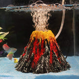 1 x RAW Customer Returns HAIMEN Aquarium Volcano Ornaments, Resin Lava Volcano Aquarium Colorful Aquarium Mountain Cave Ornament Underwater Decoration - RRP €18.74