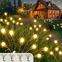 1 x RAW Customer Returns ZEYXINH 4 pieces solar lights for outdoor garden, 32LED firefly solar lights outdoor, solar lamps garden IP65 waterproof, solar lights for outdoors, solar garden lights - RRP €25.99