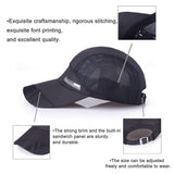 1 x RAW Customer Returns BEISIJIA Ultra Thin Quick Dry Sun UV Protection Baseball Cap Mesh Breathable Outdoor Sport Running Hat Unisex - RRP €27.6