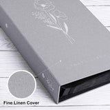 1 x RAW Customer Returns Lanpn Photo Album 10x15 300, Linen Insert Album for Landscape Format Photos Pictures Gray - RRP €17.74