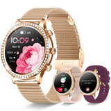 1 x RAW Customer Returns INNOFOVO Smartwatch Women with Whatsapp Function, 1.32 Watches Fitness Watch Tracker with SpO2 Heart Rate Blood Pressure Measurement Sleep Monitor Waterproof Sports Watch Women s Watch for Android iOS - RRP €59.99