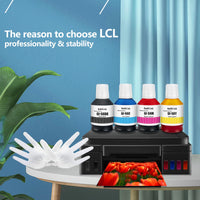 1 x RAW Customer Returns LCL compatible ink cartridge GI-56 GI-56BK GI-56C GI-56M GI-56Y 4-Pack, 1K Pigment 170 ML, 1C1M1Y Pigment 135 ML Compatible for Canon MAXIFY GX7050 GX6050 GX5050 GX4050 GX3050 - RRP €40.14