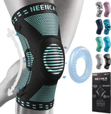 1 x RAW Customer Returns NEENCA Knee Support, Compressed Knee Brace with Patella Gel Pads Spring Side Stabilizers, Medical Knee Pads for Running - RRP €30.47