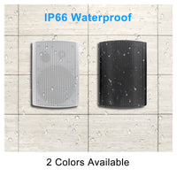 1 x RAW Customer Returns STUDIOFINIX 6.5 Inch 400 Watt Waterproof Outdoor Speakers 400W Pair, Heavy Duty ABS Material for Patio Home Garage Poolside Black  - RRP €129.99