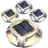 1 x RAW Customer Returns Quntis solar floor lights outdoor, 4Pack solar deck lights outdoor warm white cold white, IP68 solar lamps for outdoors, floor spotlights path lights outside, solar lights solar light path street garden garage yard - RRP €39.34