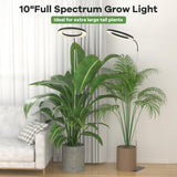 1 x RAW Customer Returns YUYMIKA 160 LED full spectrum plant lamps, 20W plug, 360 gooseneck grow lamp, 3 9 12 timer, 11.8-59 INCH telescopic rod, plant light for garden greenhouses, large plant - RRP €30.99