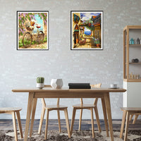 22 x Brand New Uitose Diamond Painting, 5D Diamond Painting Landscape Set of 4, for Home Wall Decor, Colorfast, Diamond Painting for Adults and Children 30 40 zuanshihua01  - RRP €465.74