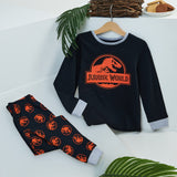 1 x RAW Customer Returns Jurassic World Pajamas Boys Children s Pyjamas Dino T Rex Black, 9-10 Years  - RRP €19.63