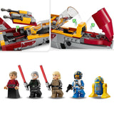 1 x RAW Customer Returns LEGO Star Wars New Republic E-Wing vs. Shin Hati s Starfighter, Ahsoka Series Set with 2 Toy Vehicles, Droid Figure, 4 Minifigures and 2 Lightsabers 75364 - RRP €91.3