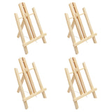 1 x RAW Customer Returns Belle Vous Wooden Table Easel 4 Pack - 30cm Pinewood Easel Tripod Wooden Easel Small, Table Easel Wooden Stand Tripod for Drawing, Painting, Displaying Photos, Art, Crafts Children - RRP €21.16