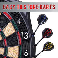 1 x RAW Customer Returns Dartboard Electronic, Electronic Dartboard with 12 arrows electronic electronic dartboard dart board dart machine E dartboards - RRP €70.58