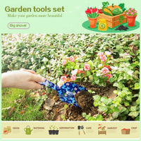 1 x RAW Customer Returns DEWINNER Garden Tool Set, 3pcs Ladies Hand Planting Gardening Gift Ergonomic Handle Succulent Women Planting Tool - RRP €19.67