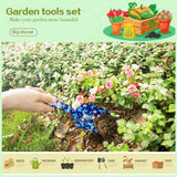 1 x RAW Customer Returns DEWINNER Garden Tool Set, 3pcs Ladies Hand Planting Gardening Gift Ergonomic Handle Succulent Women Planting Tool - RRP €19.67