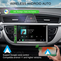 1 x RAW Customer Returns  Upgrade Wireless Car Radio 2 Din with Carplay,Android Auto,Bluetooth Hands-Free,Voice Control,Mirror Link,Media Receiver,HD Touchscreen 7 Inches,Reversing Camera,A FM USB Type-C,GPS,SWC,Car Radio - RRP €92.89