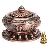 2 x RAW Customer Returns Kitchnexus Incense Burner With Incense Stick Holder Tibetan Craft 10 8 cm - RRP €31.78