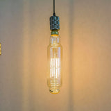 1 x RAW Customer Returns SD LUX Vintage LED Light Bulb Tube 8W TT80 Amber E27 XXL Decorative Light Bulbs 75W Equi. Large Retro Bulbs Dimmable 800LM Edison Bulb Pendant Light, Warm White 2500K, 1 Pack - RRP €30.6