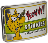 1 x Brand New Rosewood 63706 Yeowww Stinkies cat toy, three sardines in a can, 1 piece 1 pack  - RRP €21.0