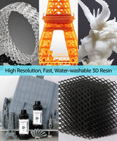 1 x RAW Customer Returns SuperFast 3D printer resin, water washable, 50 m print in 0.6 sec., Made in Korea by 3DMaterials 1000g, White  - RRP €35.38