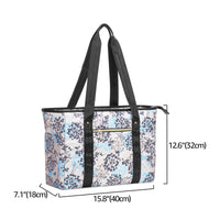 1 x RAW Customer Returns CURMIO Teacher Bag Women, Teacher Work Bag with Compartments for Laptop, Portable Teacher Briefcase for Teacher Supplies, Folders, Notebooks, Dandelion EMPTY BAG  - RRP €47.39