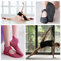 19 x Brand New ZFSOCK Yoga Socks Stopper Socks Women Pilates Non-Slip Socks ABS Non-Slip Socks Adults with Nubs Cotton for Women Dance Barre Ballet Fitness Trampoline 3 Pairs 35-41 - RRP €524.4