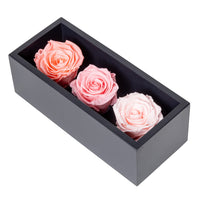 1 x RAW Customer Returns Mother s Day Preserved Roses in a Wooden Box, 3 Pink Birthday Flowers for Prime Delivery, Eternal Flowers, Natural Eternal Roses That Last for Years, Forever Rose, Gift for Mom - RRP €16.81