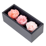 1 x RAW Customer Returns Mother s Day Preserved Roses in a Wooden Box, 3 Pink Birthday Flowers for Prime Delivery, Eternal Flowers, Natural Eternal Roses That Last for Years, Forever Rose, Gift for Mom - RRP €16.81