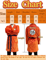 1 x RAW Customer Returns IUTOYYE Men s Sleepwear Pajamas Bathrobe Super Soft Bathrobe Shawl Collar Sleepwear Orange L-XL  - RRP €49.99