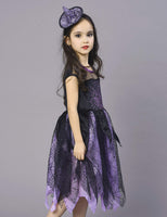 10 x Brand New IKALI Witch Costume for Kids Girls, Spider Skeleton Halloween Carnival Party Dress 3-4 Years - RRP €161.3