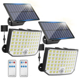 1 x RAW Customer Returns KagoLing Solar Lamps for Outdoor Use, 256 LED 3 Modes Solar Light Outdoor with Motion Sensor, IP65 Waterproof 180 Lighting Angle Solar Wall Light Outdoor with 5m Cable for Garden, Yard, Garage - Pack of 2 - RRP €40.79