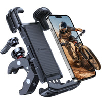 1 x RAW Customer Returns VICSEED Bicycle Cell Phone Holder Aluminum Anti-theft Clamp Motorcycle Cell Phone Holder 0.1s Go , Smartphone Mount for iPhone 14 13 12 Pro Max, Samsung S23... - RRP €10.8