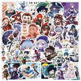 1 x Brand New Genshin Impact Stickers, 100pcs Genshin Stickers, Waterproof Stickers Genshin Impact Merch, Anime Stickers for Laptop, Water Bottles, Skateboard, Computer, Phone - RRP €6.54