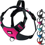 18 x Brand New Black Rhino the Comfort Dog Harness with Mesh Padded Vest for Small Large Breeds Adjustable Reflective 2 Leash Attachments on Chest Small, Pink BL , Halti for Dogs - RRP €547.92