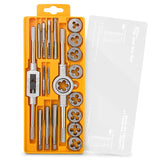 1 x RAW Customer Returns Hi-Spec 20pc Metric Thread Cutting Set M3-M12 with Alloy Steel Thread Cutter and Hand Tap Set - RRP €21.23