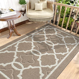 1 x RAW Customer Returns DEXI indoor doormat 90 x 150 cm, washable dirt trapping mat, non-slip doormat, indoor water-absorbing doormat, front door, entrance carpet, front door mat, door mat - brown - RRP €50.41