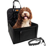 1 x RAW Customer Returns FIRSTPAW dog car seat for small to medium dogs - dog seat car back seat and front seat, high-quality and waterproof dog car seat black dog transport box car - RRP €32.14