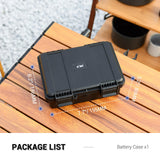 1 x RAW Customer Returns KIWIFOTOS 15 Slots Battery Organizer, Type D Heavy Duty IP67 Waterproof LR20 D AM1 Cells Alkaline Battery Holder for Household Outdoor Camping Toy Radio Garden Battery Not Included  - RRP €32.99