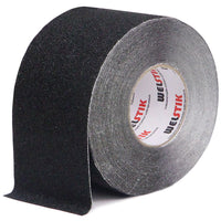 1 x RAW Customer Returns WELSTIK anti-slip tape strips with self-adhesive, 100mm x 20m stair step tape adhesive non-slip tape, high traction for indoor and outdoor use, waterproof, black - RRP €29.99