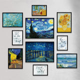 1 x RAW Customer Returns Giallobus - Set of 10 wall posters - Vincent Van Gogh - Van Gogh collection 1 - Coated paper - 2 x A3 42x30cm 4 x A4 30x21cm 4 x A5 21x15cm - WITHOUT FRAMES - Modern living room prints - RRP €30.16