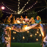 1 x RAW Customer Returns Svater outdoor fairy lights, 7.6m 23 light bulbs LED G40 plastic bulbs garden fairy lights patio outside, IP45 waterproof retro lighting for indoor outdoor fairy lights, party, wedding, Christmas - RRP €27.99