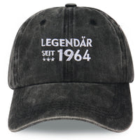 1 x RAW Customer Returns Jeasona 1964 Cap 60th Birthday Man Cap 60th Birthday Man Gift 60th Birthday Man Funny 60th Birthday Men Gift Ideas 60th Birthday Man Vintage 1964 Man - RRP €14.99