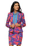 2 x RAW Customer Returns OppoSuits women s carnival costumes with jacket, trousers and tie, The Fresh Princess, 40-42 - RRP €77.9