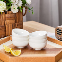 1 x RAW Customer Returns Swuut Ceramic Bowls 4oz Mini Bowl Set Dipping Soy Sauce Set of 6 White  - RRP €18.14